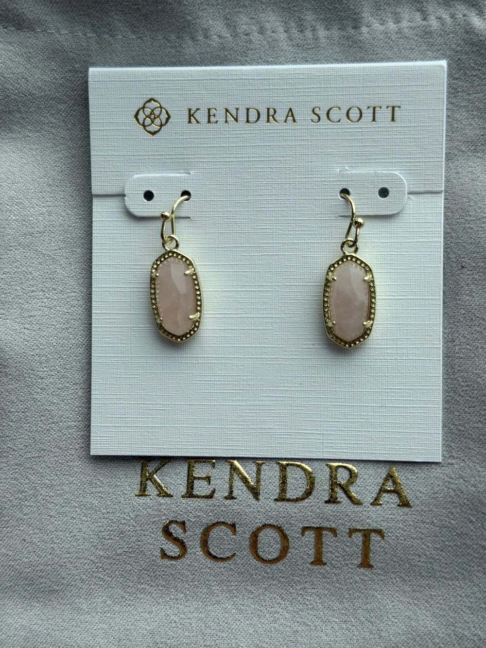 Kendra Scott Pink Pendant Earrings